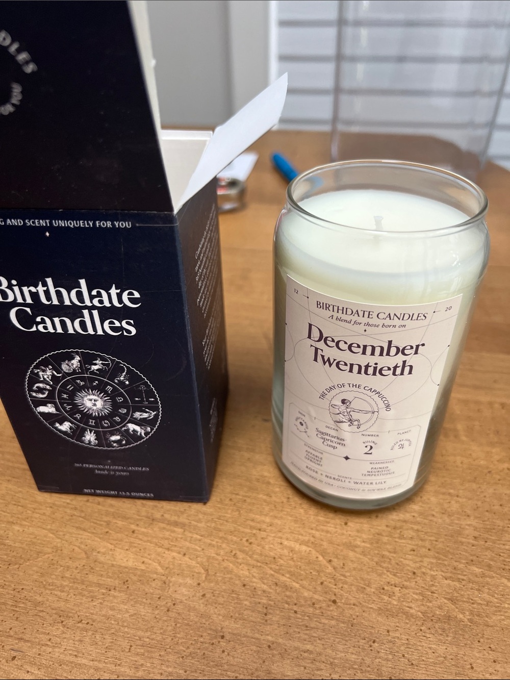 "December Twentieth" Scented Candle - White